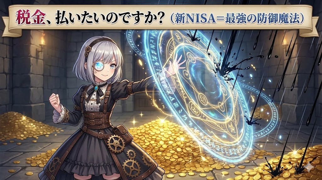 利益の20%を国に上納しますか？ 合法的な脱税スキル「新NISA」を使い倒す方法