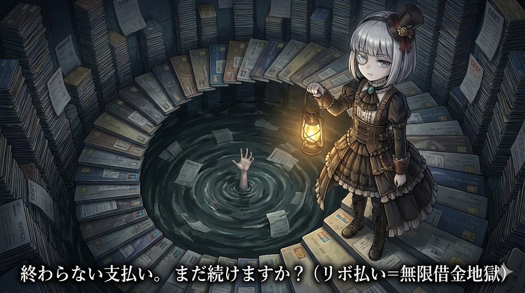 「毎月5000円でOK」は悪魔の囁きです。合法的な借金地獄「リボ払い」の罠を解剖する