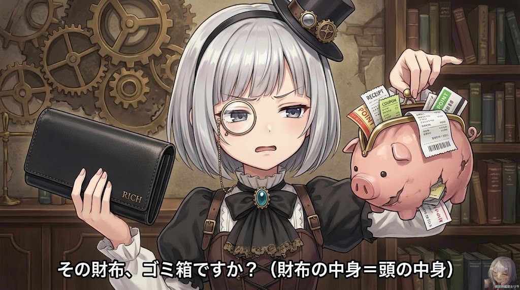 財布を見れば年収が分かります。貴方が一生お金に困る理由は、その「パンパンの豚財布」のせいですよ？