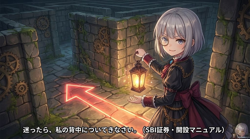 SBI証券の画面は迷宮ですか？ 途中で心を折らないための「口座開設・完全攻略チャート」