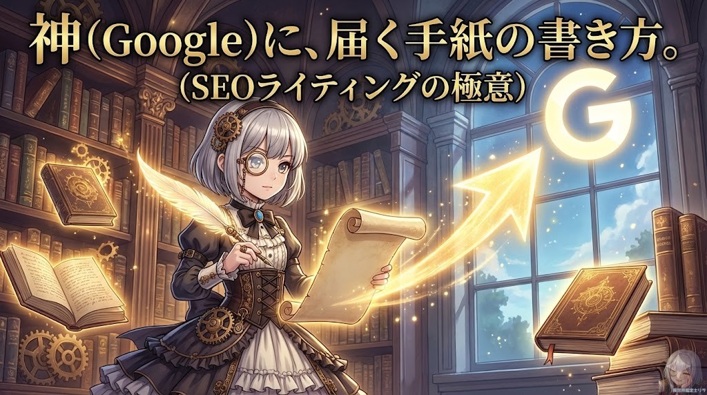 貴方のブログが誰にも読まれない理由、教えましょうか？ Google神に愛される「SEOライティング」5つの極意