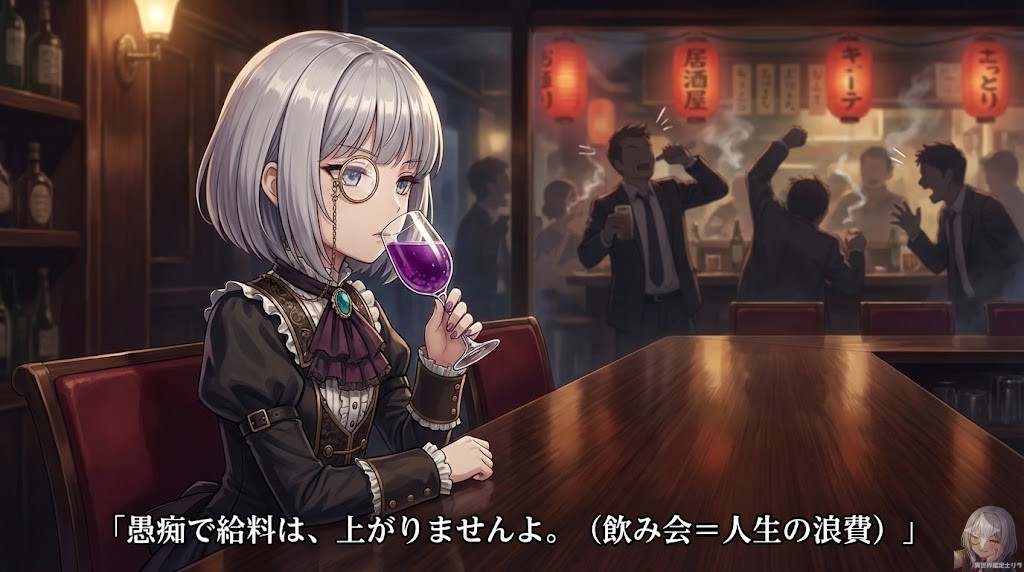 その飲み会、4,000円の価値はありますか？ 傷の舐め合いをしている暇があるなら、さっさと帰って副業しなさい。